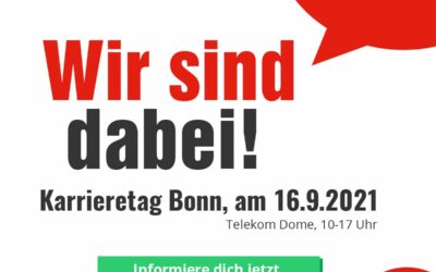 Karrieretag Bonn: Wir sind dabei!